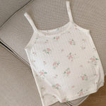 Get trendy with [Basic] Fairy Dance Floral Vest Top - Shirts & Tops available at Peiliee Shop. Grab yours for $16 today!