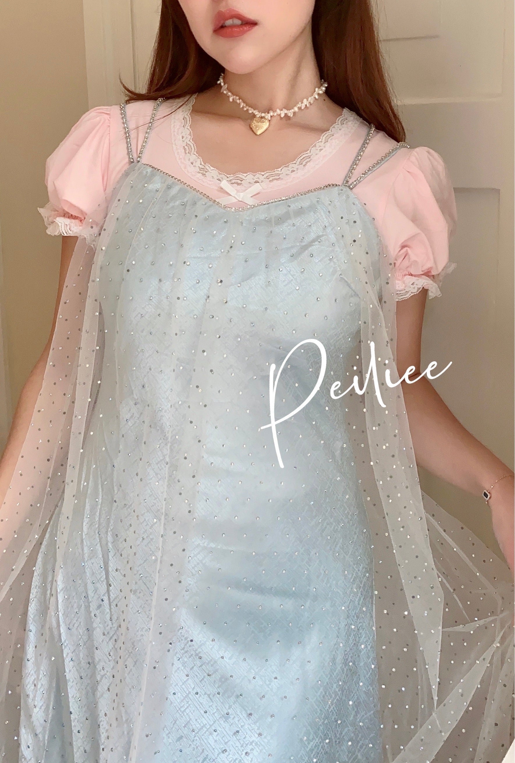 Get trendy with [SALE] Crystal Fairy Diamond Dress -  available at Peiliee Shop. Grab yours for $69 today!