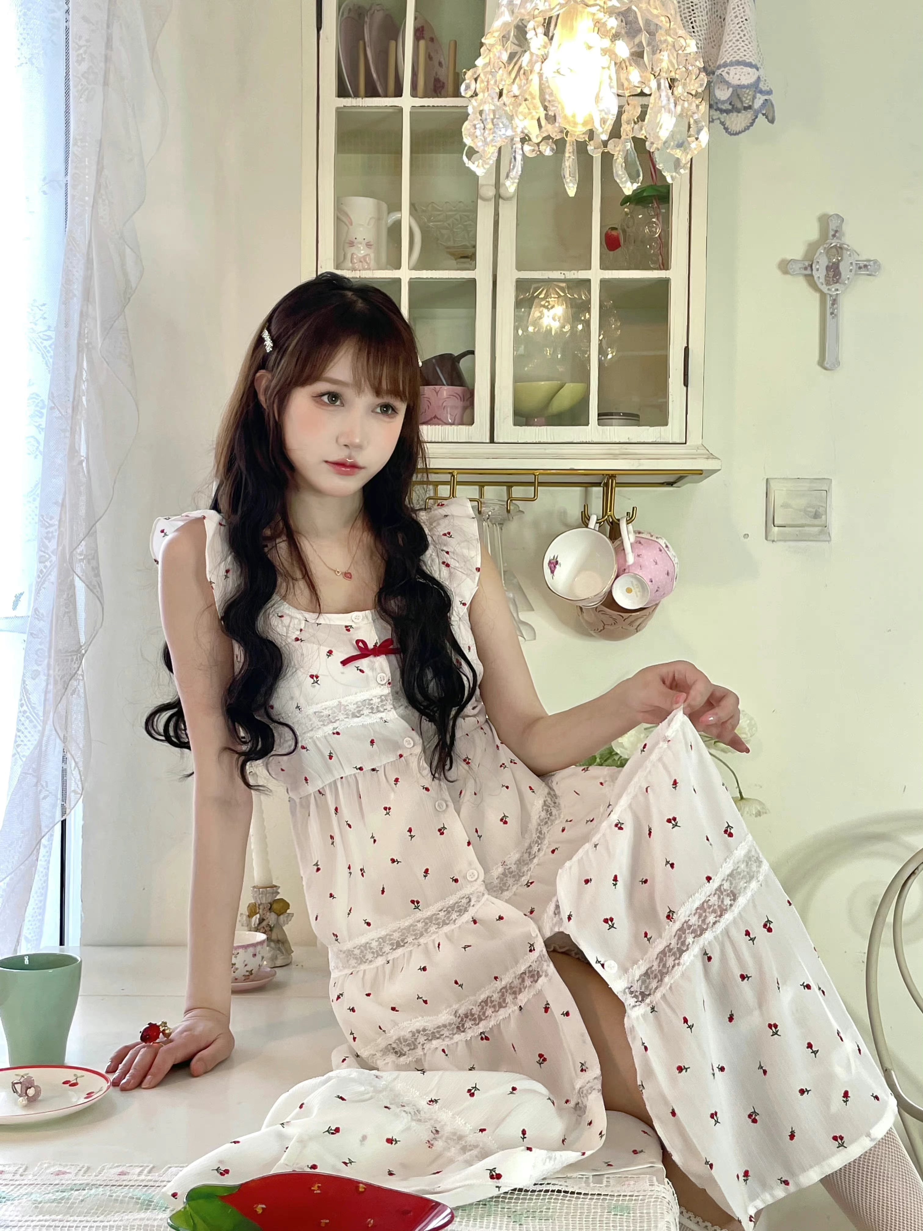 Get trendy with Summer holiday by the sea floral dress midi dress - Dresses available at Peiliee Shop. Grab yours for $36 today!