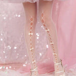 Get trendy with Ribbon Doll Lace Stocking - Stocking available at Peiliee Shop. Grab yours for $18 today!