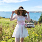 Get trendy with [Peiliee Design] Swan Lake Doll Puff Sleeve Version  Dress - Dress available at Peiliee Shop. Grab yours for $55 today!