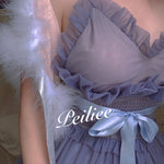 Get trendy with [SALE] Iris Pallida Lam Lavender Dress - Dress available at Peiliee Shop. Grab yours for $48 today!