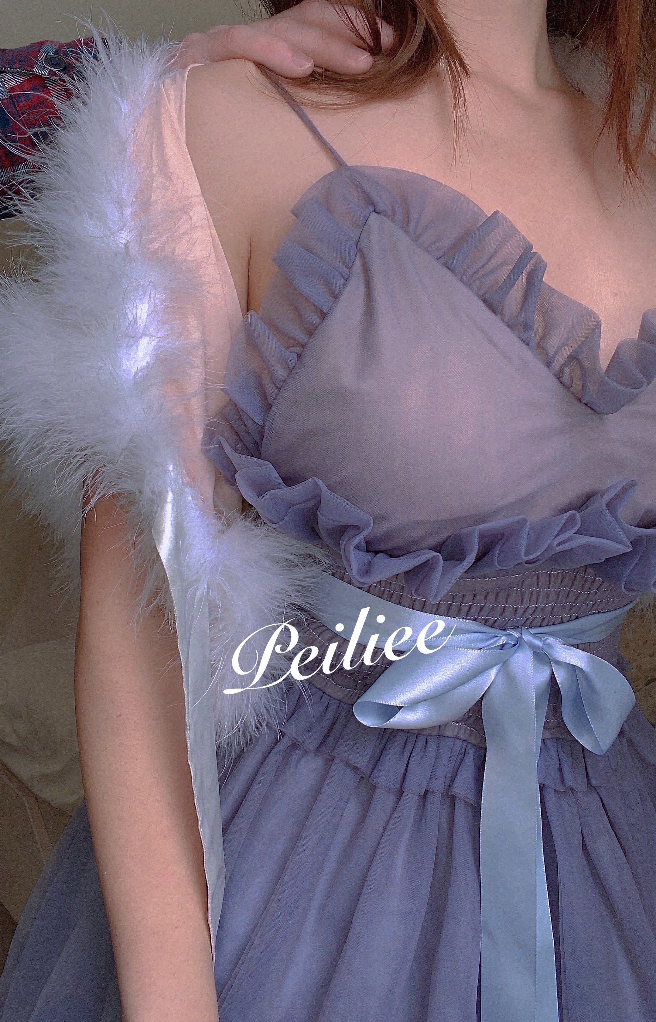 Get trendy with [SALE] Iris Pallida Lam Lavender Dress - Dress available at Peiliee Shop. Grab yours for $48 today!