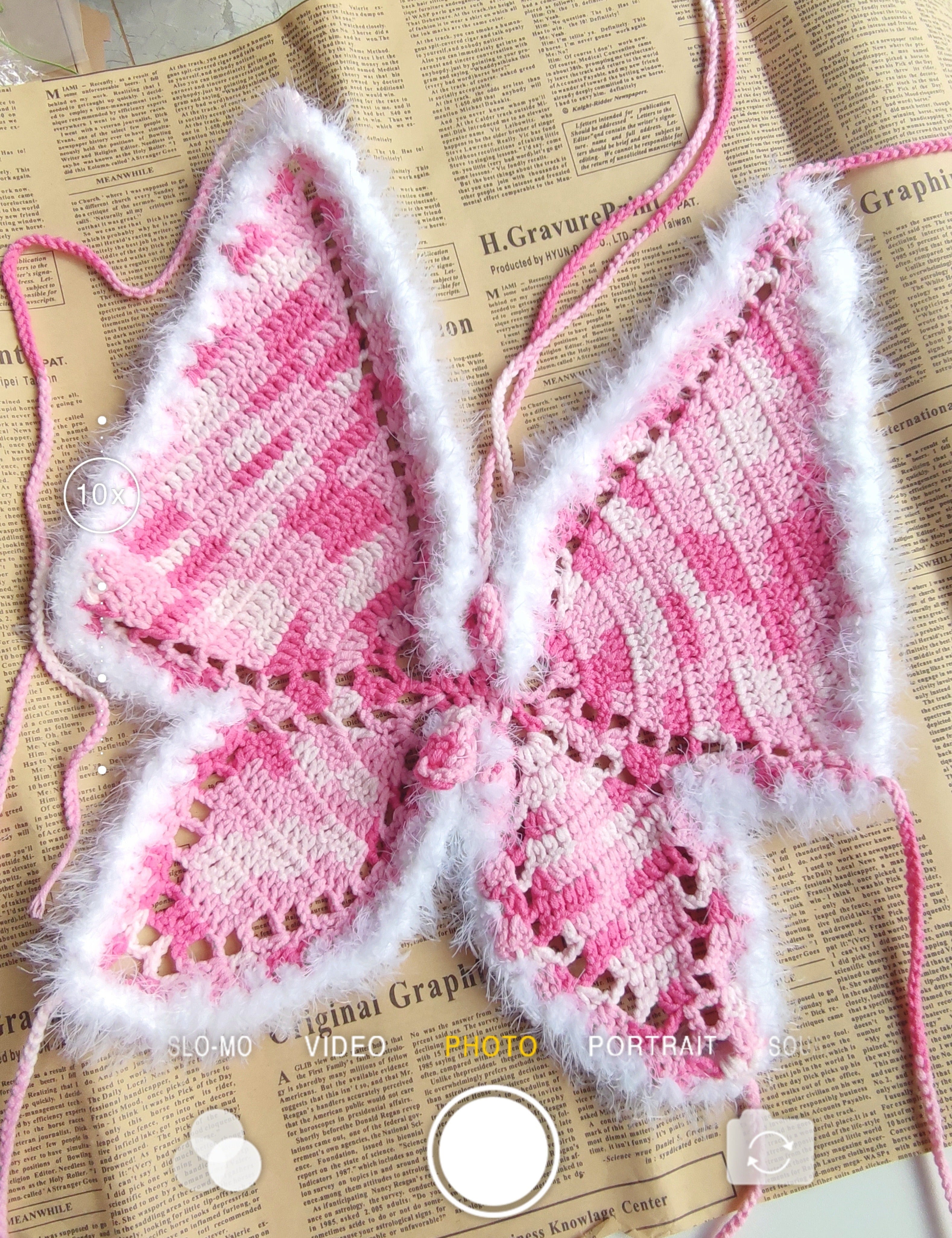 Get trendy with [Customized] Sakura Aroma Hand Knitted Butterfly Crop Top -  available at Peiliee Shop. Grab yours for $19.90 today!