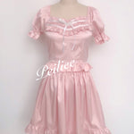 Get trendy with [Peiliee Design 5 years anniversary] Sakura Soft Satin Dress Set - Dresses available at Peiliee Shop. Grab yours for $45 today!