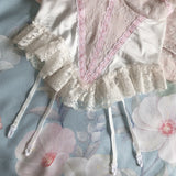 Get trendy with [Handmade] A Night In Paris Pink Vintage Lingerie Body -  available at Peiliee Shop. Grab yours for $55 today!