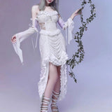 Get trendy with Angelic Dream Velvet Lace Dress - Dresses available at Peiliee Shop. Grab yours for $52 today!