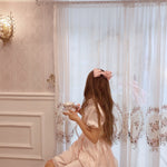 Get trendy with [Premium Selected] Midsummer night dream babydoll satin dress -  available at Peiliee Shop. Grab yours for $45 today!