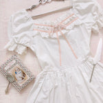 Get trendy with [Peiliee Design] Swan Lake Doll Puff Sleeve Version  Dress - Dress available at Peiliee Shop. Grab yours for $55 today!