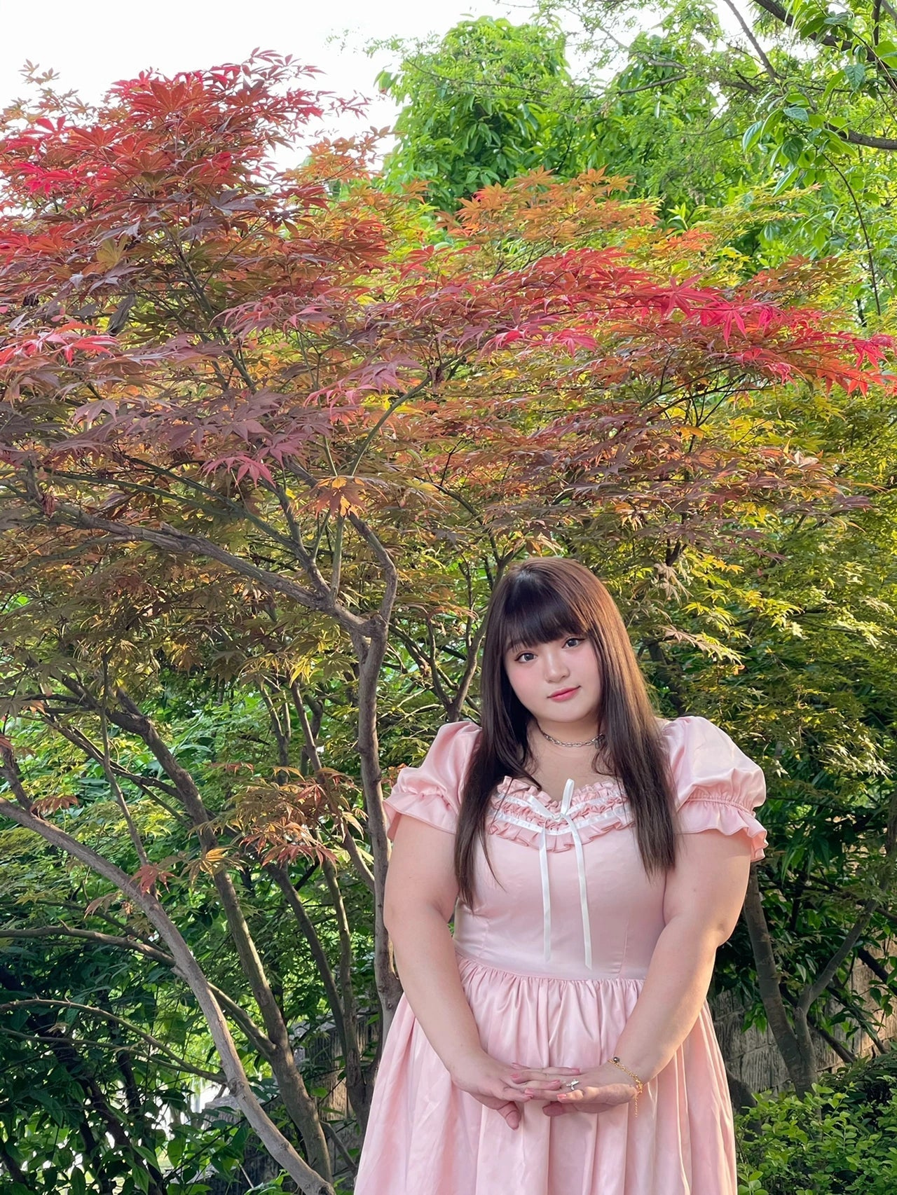 Get trendy with [Peiliee Design 5 years anniversary] Sakura Soft Satin Dress Set -  available at Peiliee Shop. Grab yours for $45 today!
