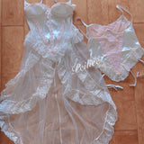 Get trendy with [Handmade] A Night In Paris Pink Vintage Lingerie Body -  available at Peiliee Shop. Grab yours for $55 today!