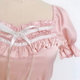 Get trendy with [Peiliee Design 5 years anniversary] Sakura Soft Satin Dress Set - Dresses available at Peiliee Shop. Grab yours for $45 today!
