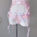 Get trendy with [Handmade Lingerie] Soft Rose Lingerie Set -  available at Peiliee Shop. Grab yours for $29.50 today!