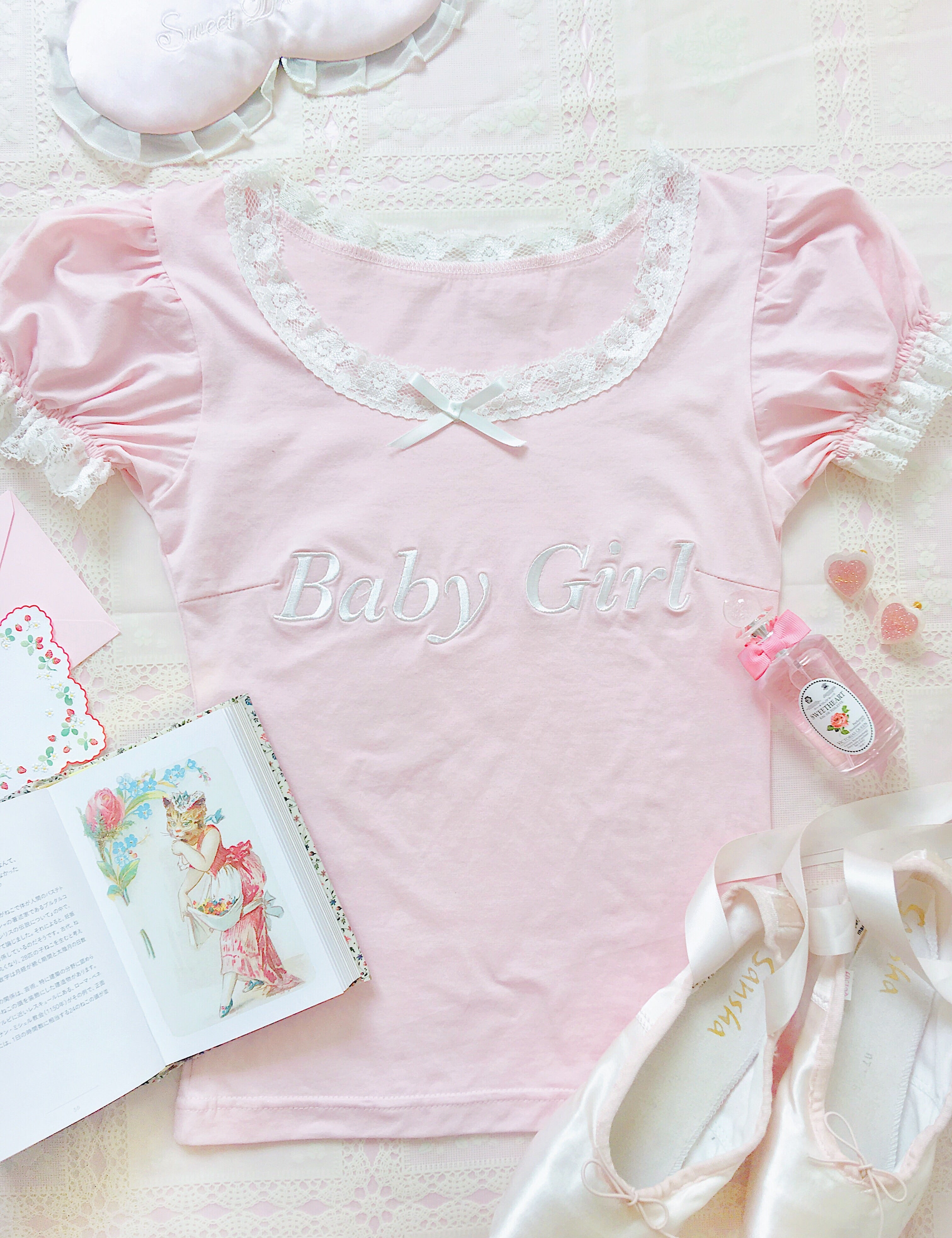 Get trendy with [Peiliee 3 Years Anniversary] Min Sötnos Sweet Babydoll (babygirl) Larme Cotton Top -  available at Peiliee Shop. Grab yours for $25 today!