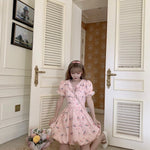 Get trendy with [Last Stocks] Flower House Princess Vintage Mini Dress -  available at Peiliee Shop. Grab yours for $105 today!