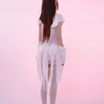 Get trendy with [Evil Tooth] Raguel - the redemption angel mini dress - Dresses available at Peiliee Shop. Grab yours for $65 today!