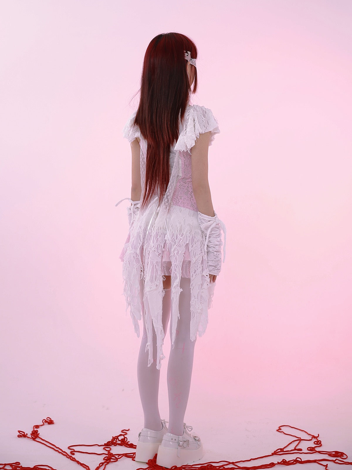 Get trendy with [Evil Tooth] Raguel - the redemption angel mini dress - Dresses available at Peiliee Shop. Grab yours for $65 today!
