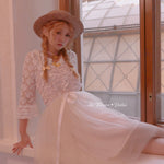 Get trendy with [Premium Selected] Limited Edition Le Flacon First Love Rose Lace Vintage Dress -  available at Peiliee Shop. Grab yours for $59.90 today!