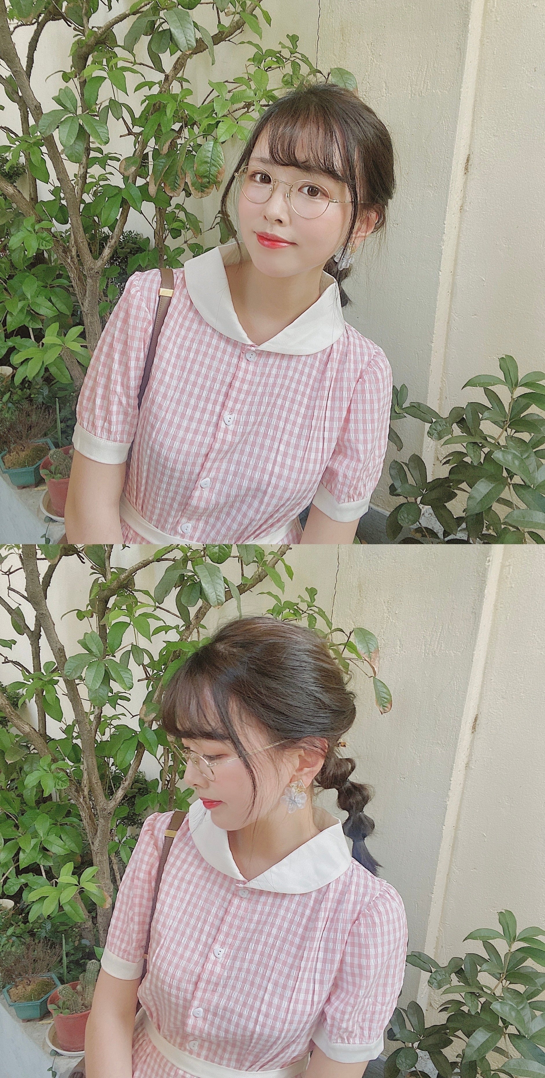 Get trendy with [Premium Selected] Arrived In Dream Land Gingham Dress (designer Rose Candy) -  available at Peiliee Shop. Grab yours for $45 today!