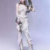 Get trendy with Angelic Dream Velvet Lace Dress - Dresses available at Peiliee Shop. Grab yours for $52 today!