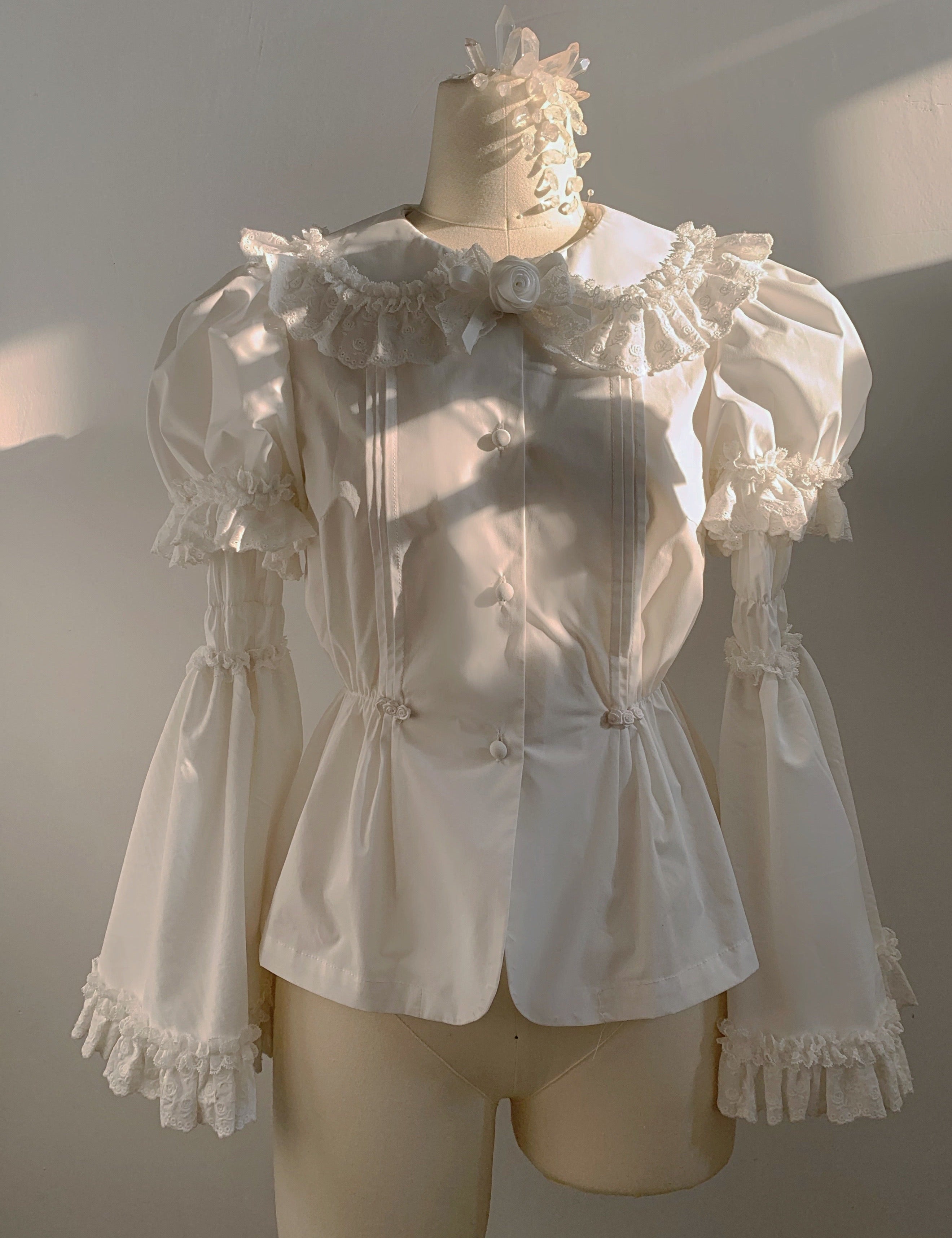 Get trendy with [Nololita Official Pre-order 2023] The nightingale shirt -  available at Peiliee Shop. Grab yours for $16 today!