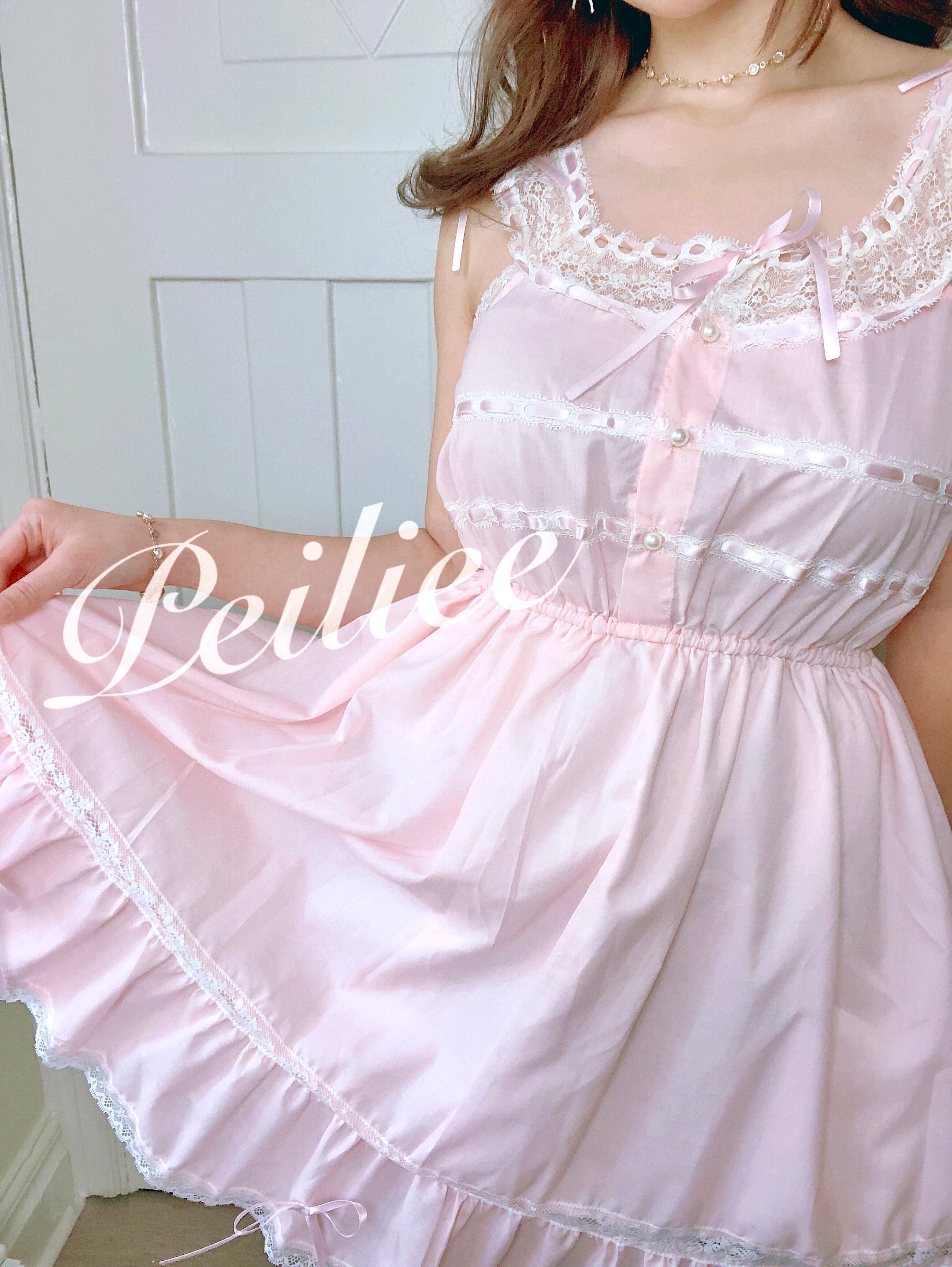 Get trendy with [Peiliee 4 Years Anniversary] Rose Garden Dress -  available at Peiliee Shop. Grab yours for $55 today!