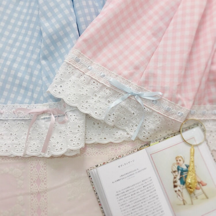 Get trendy with [Exclusive to PeilieeShop] Orange Blossom Gingham Dress -  available at Peiliee Shop. Grab yours for $42 today!