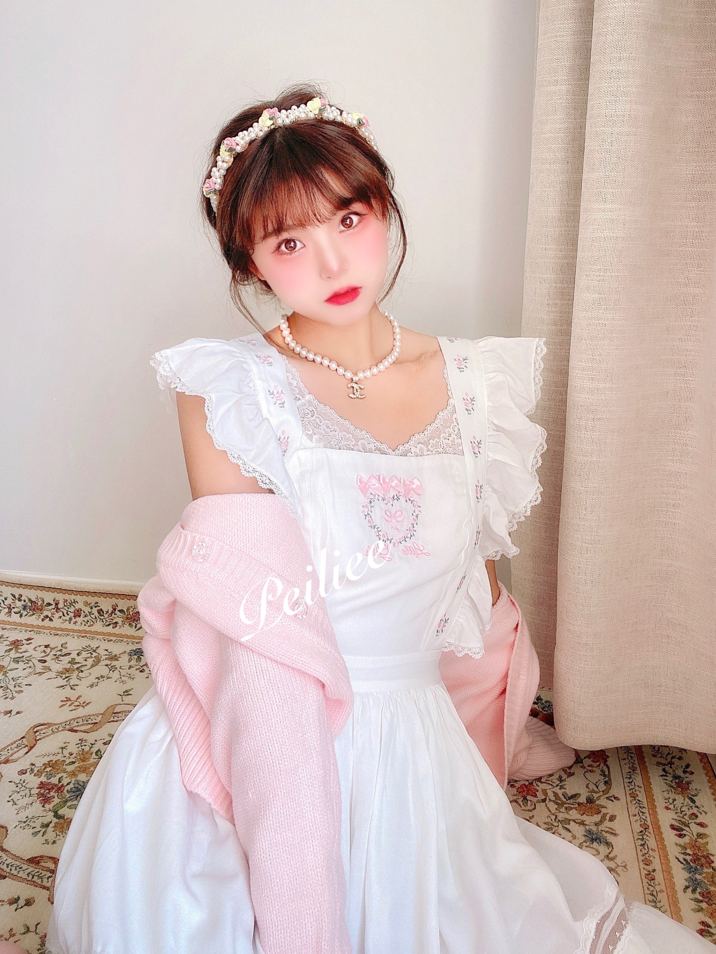 Get trendy with [Exclusive To PeilieeShop] Angel Doll Cotton dress -  available at Peiliee Shop. Grab yours for $39.90 today!