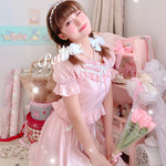 Get trendy with [Peiliee Design 5 years anniversary] Sakura Soft Satin Dress Set - Dresses available at Peiliee Shop. Grab yours for $45 today!