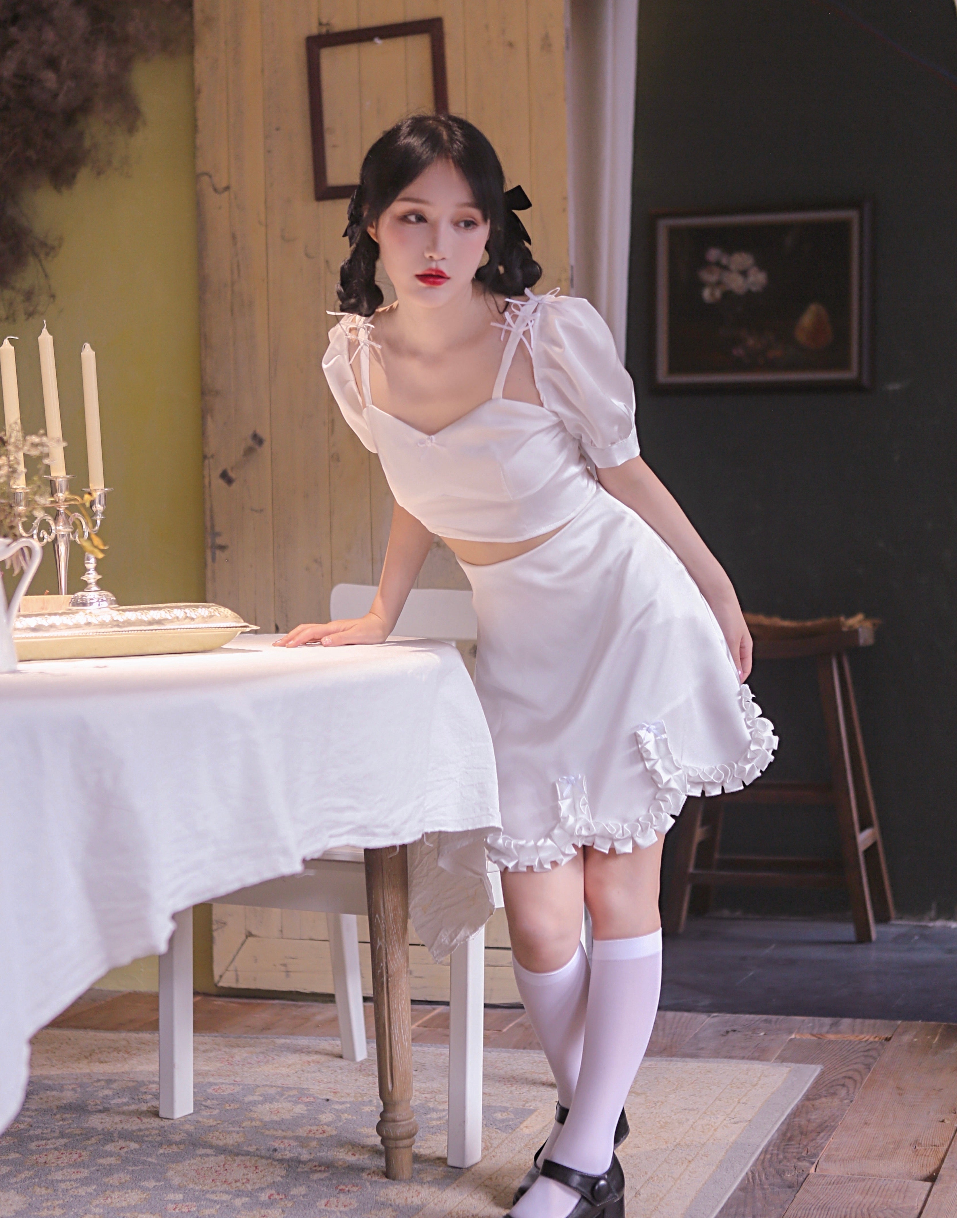 Get trendy with [Last Chance] To My Lover Dress Set -  available at Peiliee Shop. Grab yours for $55 today!