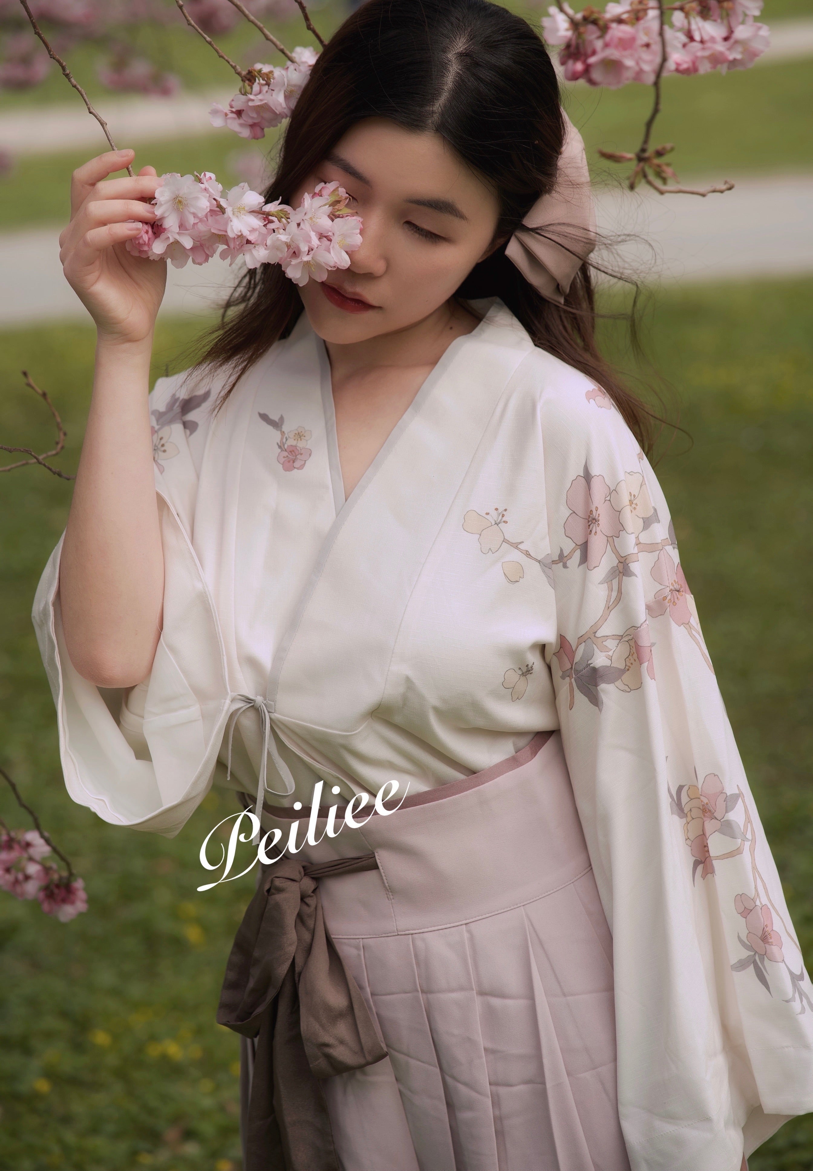 Get trendy with [SALE] Sakura Season Chinese HanFu Style Dress Set -  available at Peiliee Shop. Grab yours for $35 today!