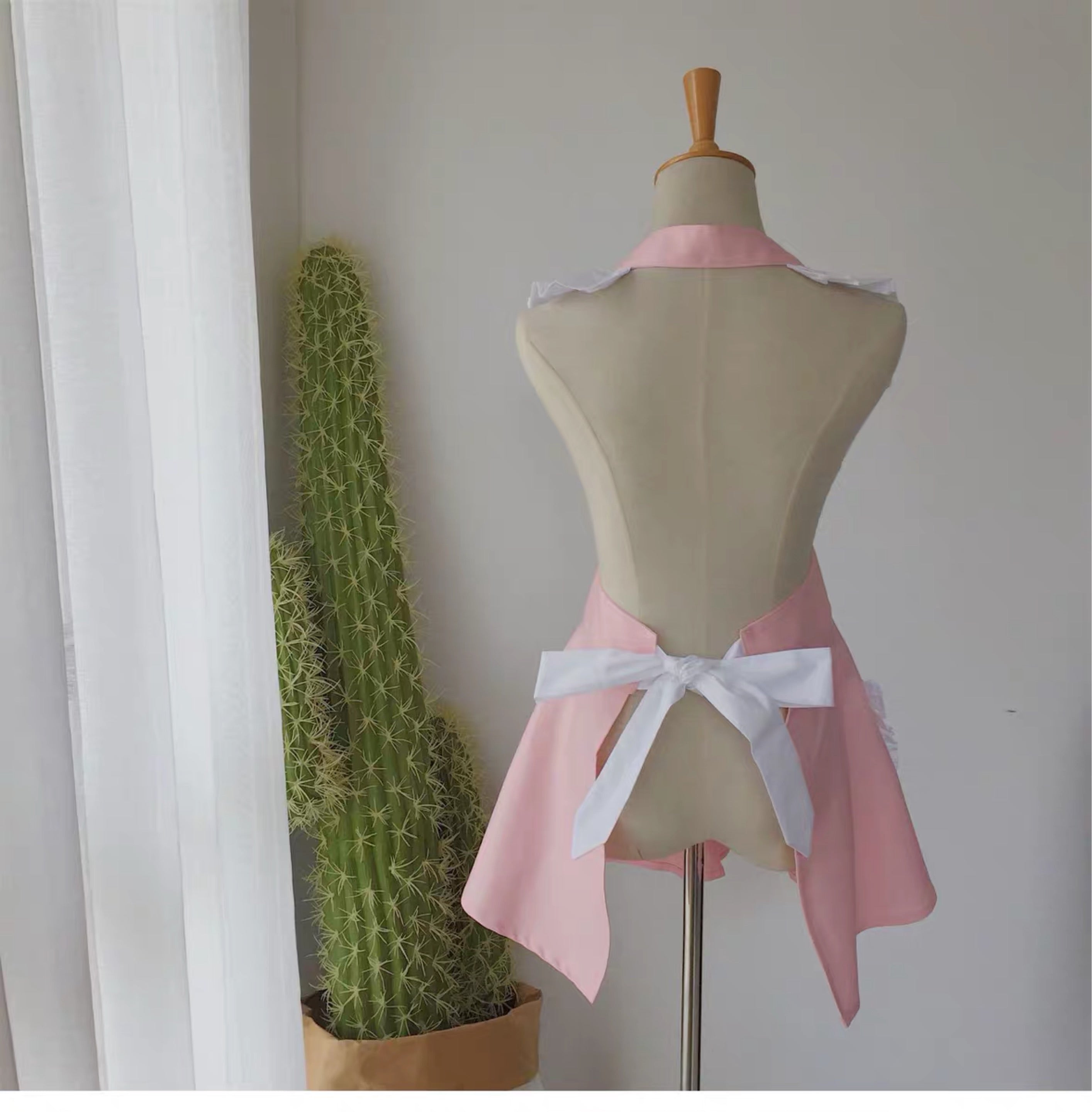 Get trendy with [2 weeks hand sewing time! ]Dolly heart apron -  available at Peiliee Shop. Grab yours for $29 today!