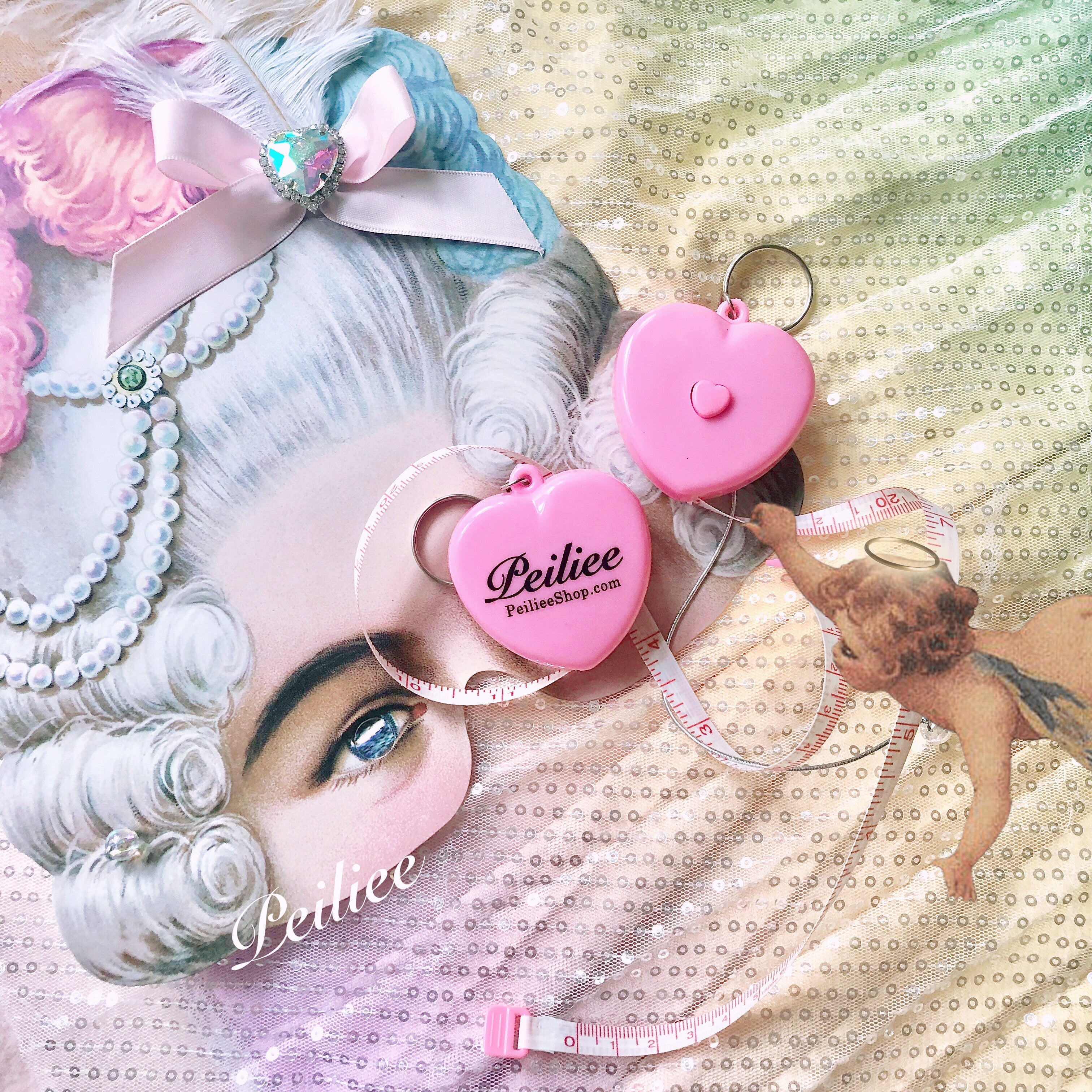 Get trendy with [Peiliee Special] Add-on - Lovely Heart Measuring Tape -  available at Peiliee Shop. Grab yours for $1.99 today!
