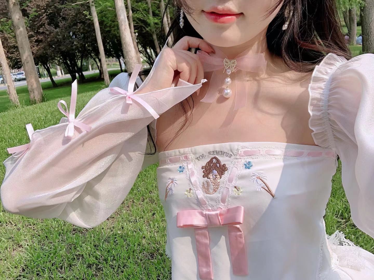 Get trendy with [Premium Selected] Mermaid Dream Dress (designer SJ) -  available at Peiliee Shop. Grab yours for $45 today!