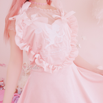 Get trendy with [Sample Sale] Peiliee 2 Years Anniversary The Dreamy Velvet Dress And Cotton Dress Set -  available at Peiliee Shop. Grab yours for $25 today!
