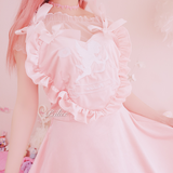 Get trendy with [Sample Sale] Peiliee 2 Years Anniversary The Dreamy Velvet Dress And Cotton Dress Set -  available at Peiliee Shop. Grab yours for $25 today!