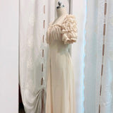 Get trendy with [Customized] Angelic Garden Vintage Gown Dress - Dress available at Peiliee Shop. Grab yours for $95 today!