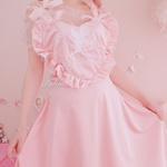 Get trendy with [Sample Sale] Peiliee 2 Years Anniversary The Dreamy Velvet Dress And Cotton Dress Set -  available at Peiliee Shop. Grab yours for $35 today!