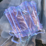 Get trendy with [Sweden] Lavender Dreams Handmade Satin Corset -  available at Peiliee Shop. Grab yours for $59.90 today!