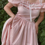 Get trendy with [Peiliee Design 5 years anniversary] Sakura Soft Satin Dress Set - Dresses available at Peiliee Shop. Grab yours for $45 today!