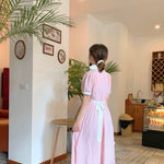 Get trendy with [Premium Selected] Arrived In Dream Land Gingham Dress (designer Rose Candy) -  available at Peiliee Shop. Grab yours for $45 today!