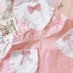 Get trendy with [2 weeks hand sewing time! ]Dolly heart apron -  available at Peiliee Shop. Grab yours for $29 today!