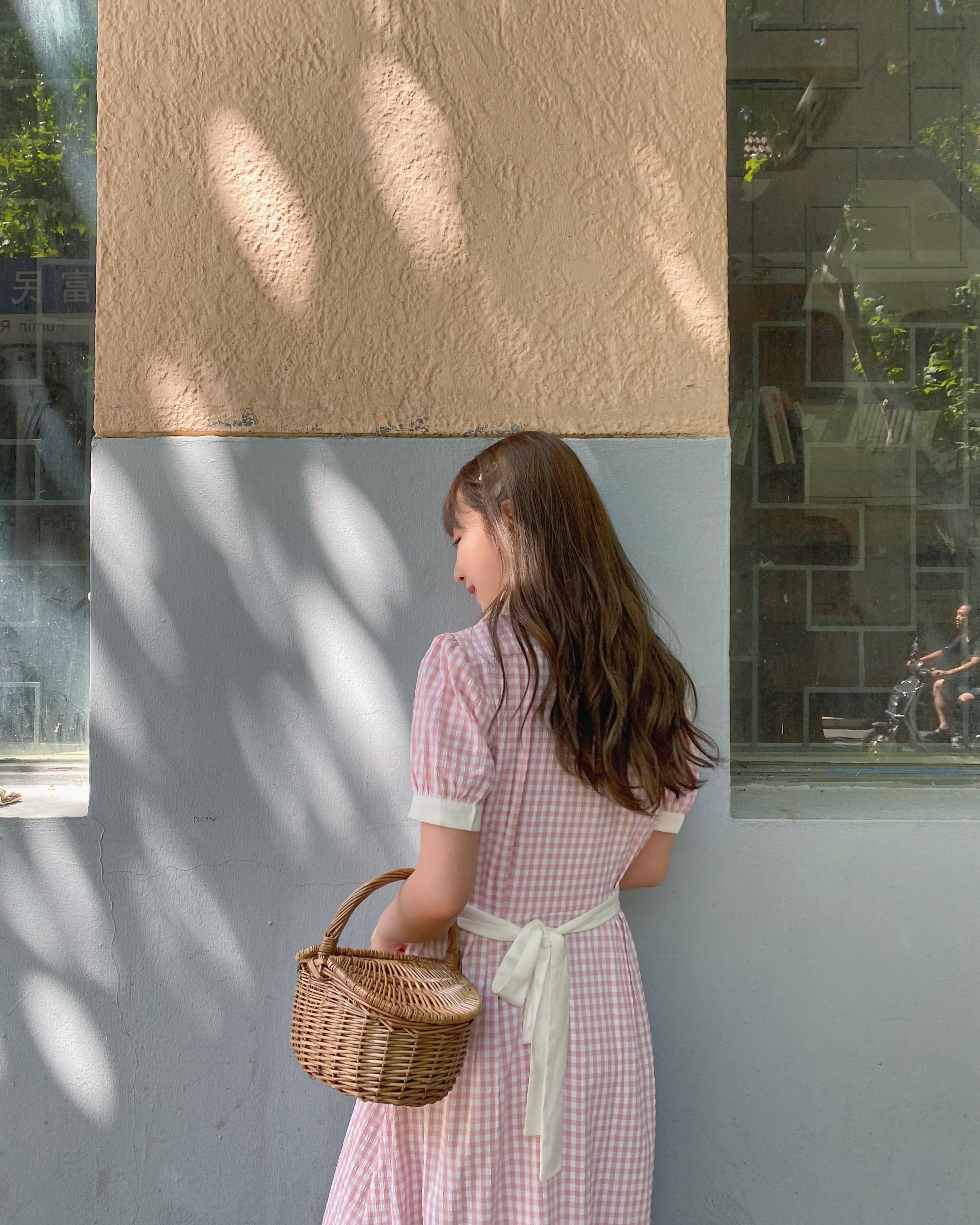 Get trendy with [Premium Selected] Arrived In Dream Land Gingham Dress (designer Rose Candy) -  available at Peiliee Shop. Grab yours for $45 today!