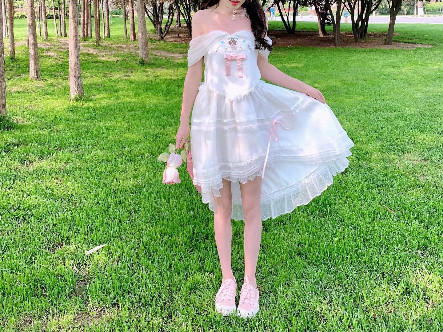 Get trendy with [Premium Selected] Mermaid Dream Dress (designer SJ) -  available at Peiliee Shop. Grab yours for $45 today!