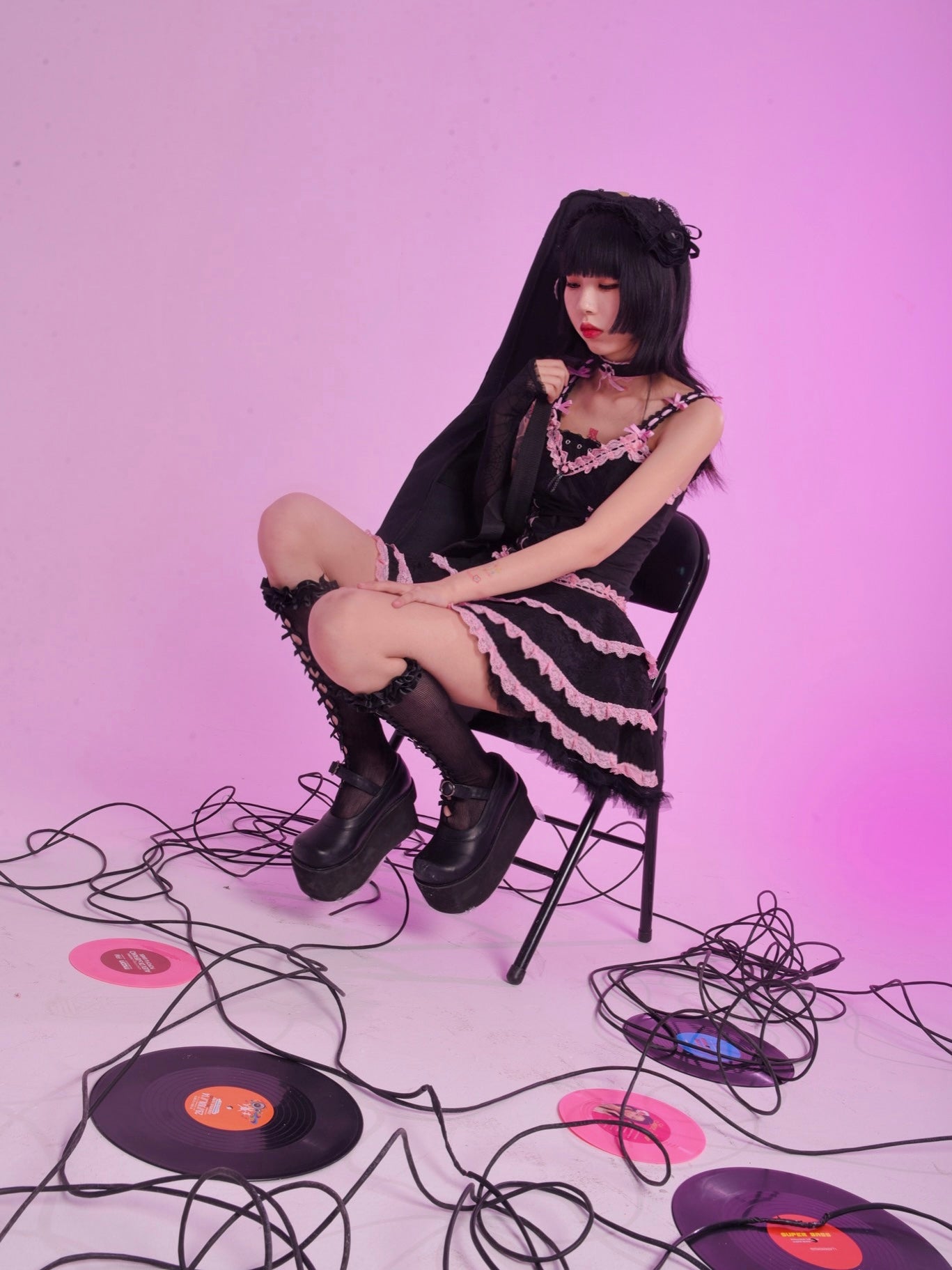 Get trendy with [Evil Tooth] The escaped vocal girl dress - Dresses available at Peiliee Shop. Grab yours for $69.90 today!