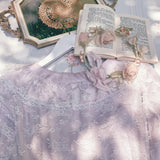Get trendy with [Premium Selected] The Stray Canaries Lavender Lace OP Le Flacon -  available at Peiliee Shop. Grab yours for $149 today!
