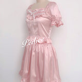 Get trendy with [Peiliee Design 5 years anniversary] Sakura Soft Satin Dress Set -  available at Peiliee Shop. Grab yours for $45 today!
