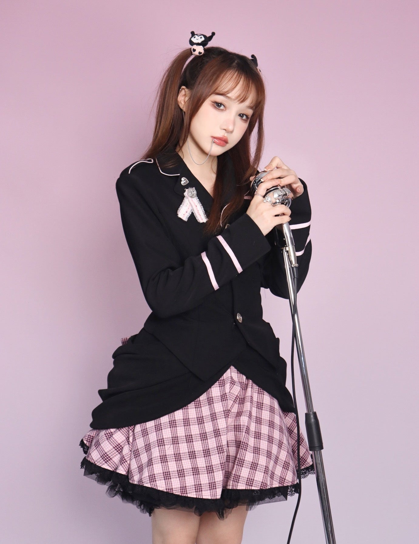 Get trendy with [Evil Tooth] Calling my sweetheart skirt -  available at Peiliee Shop. Grab yours for $49.90 today!