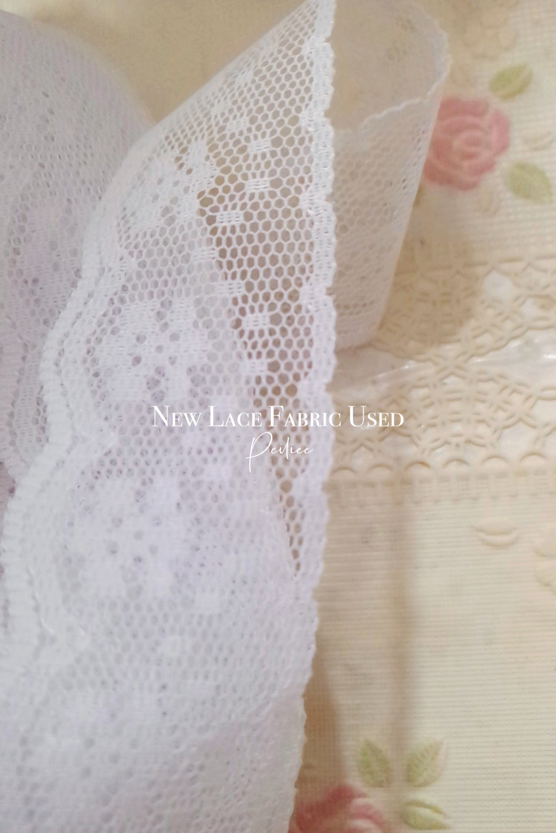 Get trendy with [Handmade Lingerie] Soft Rose Lingerie Set -  available at Peiliee Shop. Grab yours for $29.50 today!