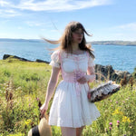 Get trendy with [Peiliee Design] Swan Lake Doll Puff Sleeve Version  Dress -  available at Peiliee Shop. Grab yours for $55 today!